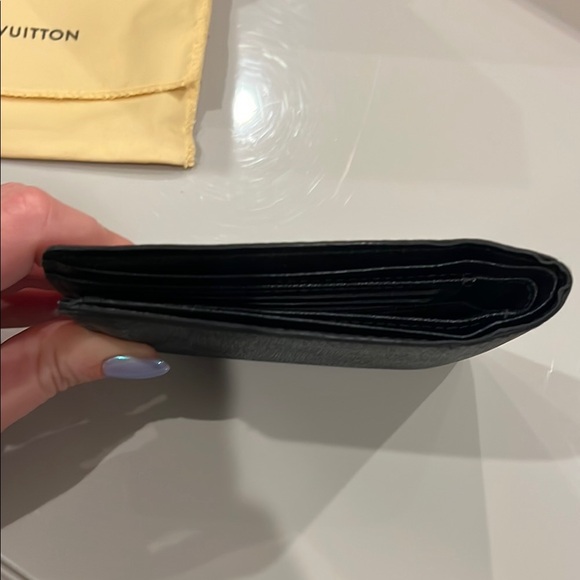 💯 authentic Louis Vuitton damier graphite graphite canvas men’s multiple wallet - Picture 9 of 14